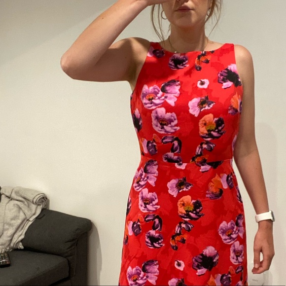 Midi floral dress - Picture 2 of 3